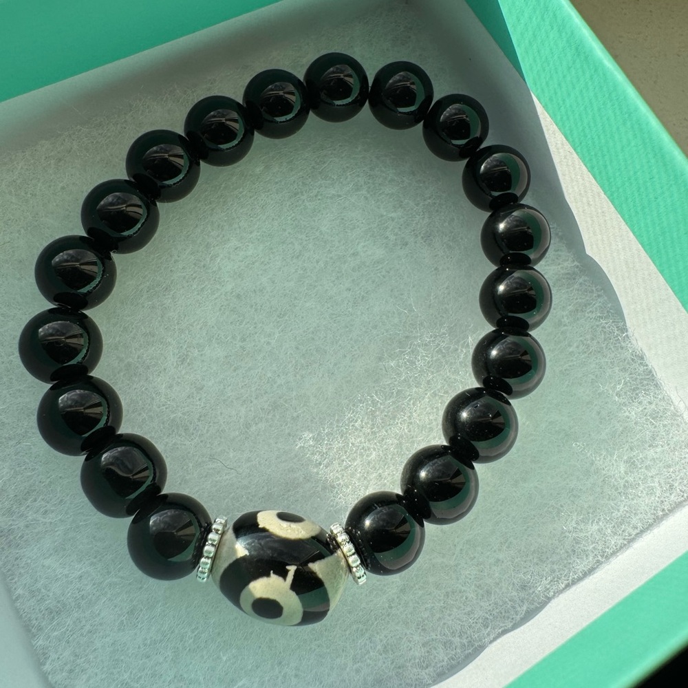 Jbloom Black Beaded Bracelet